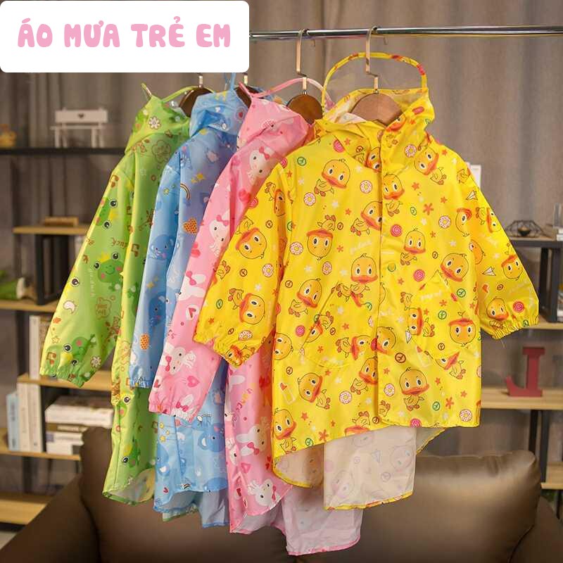 Áo mưa trẻ em cao cấp Siêu yêu AM0102 sả hàng lỗi nhỏ
