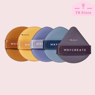 Mút trang điểm M’aycreate dáng dẹt cushion hộp phấn