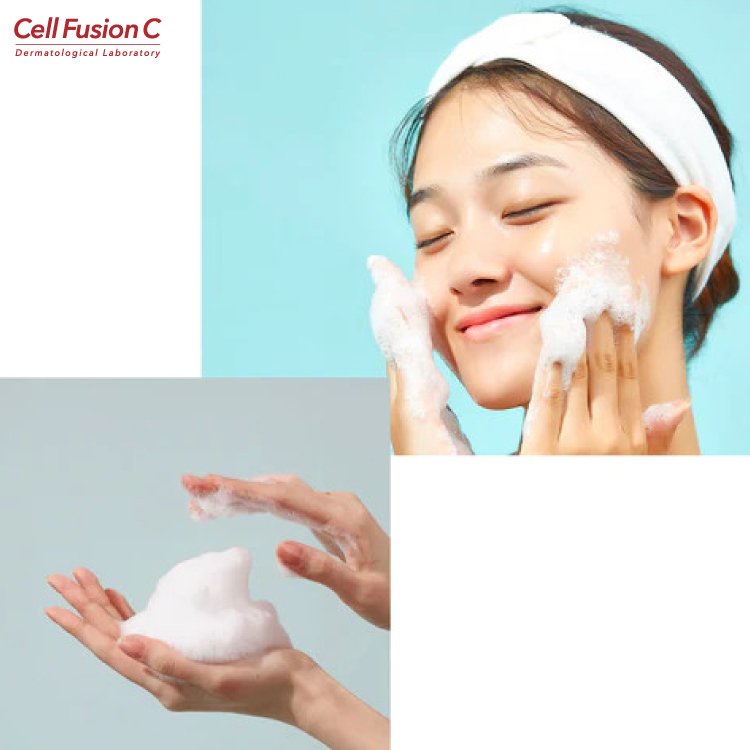 Ảnh Sữa Rửa Mặt Cấp Ẩm & Cân Bằng Độ pH Trên Da Cell Fusion C Low pH pHarrier Cleansing Foam 165ML 4