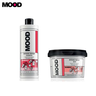 Combo Dầu gội và Ủ xả MOOD Italy phục hồi hư tổn Intense Repair 1000ml&1000ml