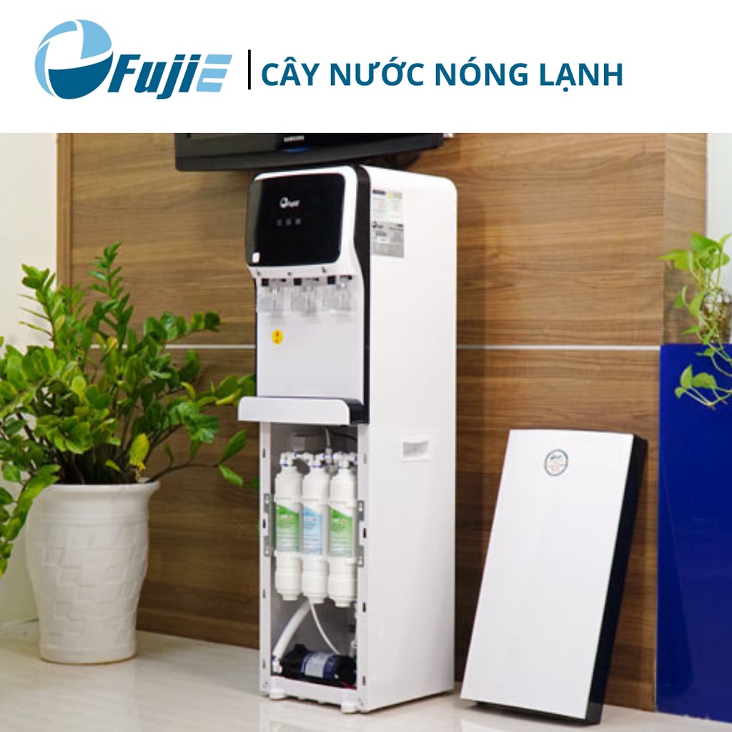 Máy Lọc Nước Nóng Lạnh Cao Cấp Fujie WPD5300C, màng lọc RO loại bỏ cặn bẩn, vi khuẩn, làm lạnh nhanh bằng block