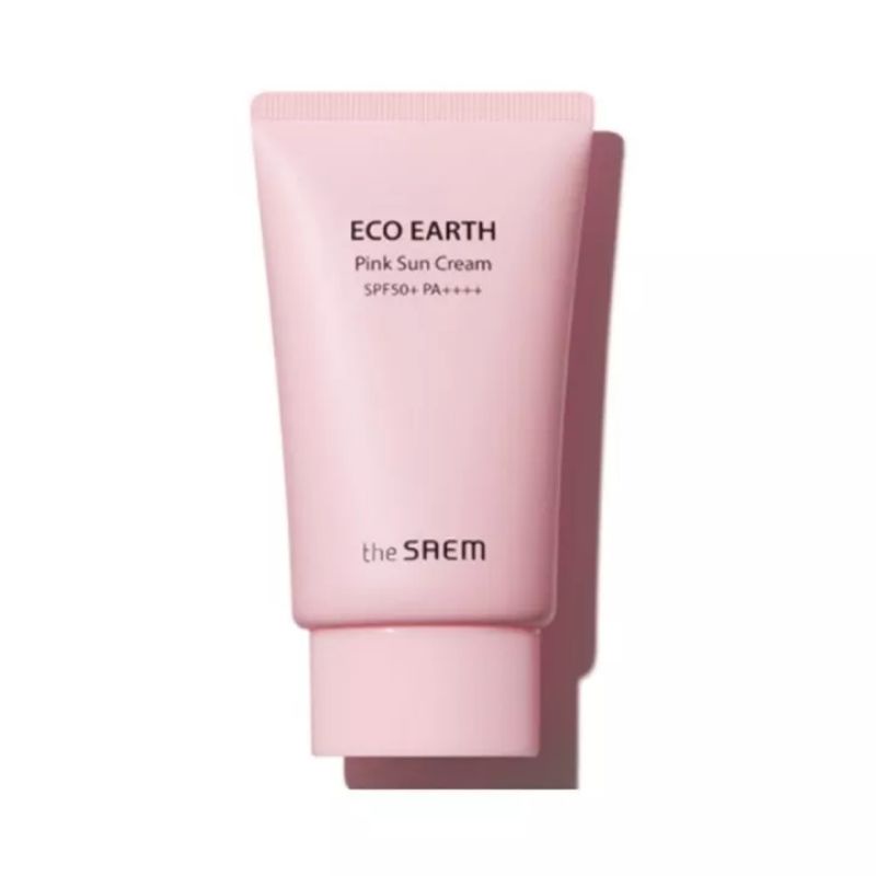 Kem chống nắng The Saem Eco Earth Pink Sun Cream SPF50