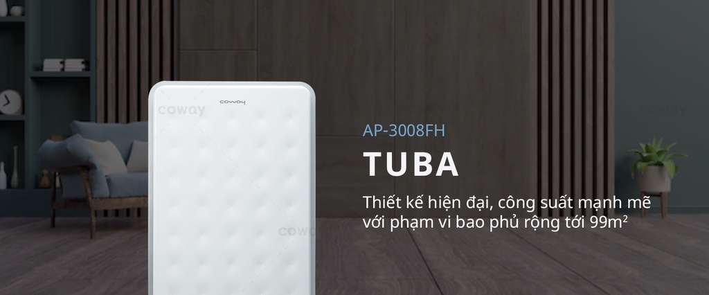 Máy lọc không khí Coway Tuba AP-3008FH