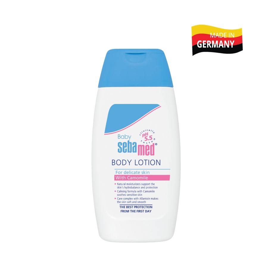 Ảnh Sữa dưỡng ẩm toàn thân cho trẻ sơ sinh và trẻ nhỏ Baby Sebamed Body Lotion pH5.5 (200ml) 4