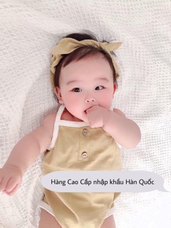 [TẶNG BĂNG ĐÔ] Bodysuit cho bé ❤️ đồ liền thân phong cách Hàn quốc - bộ 2 dây bé gái - Thời trang trẻ em
