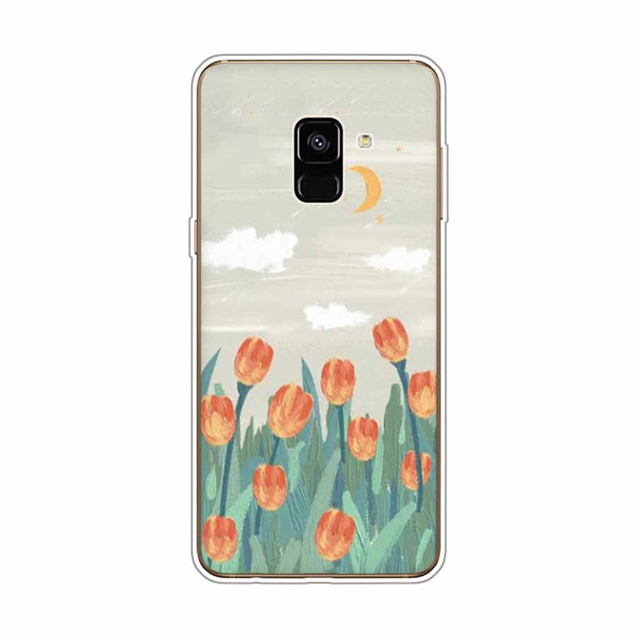Ốp Điện Thoại TPU Dẻo In Họa Tiết Độc Đáo Thời Trang Cho Samsung Galaxy A8 plus 2018 A6 2018 plus