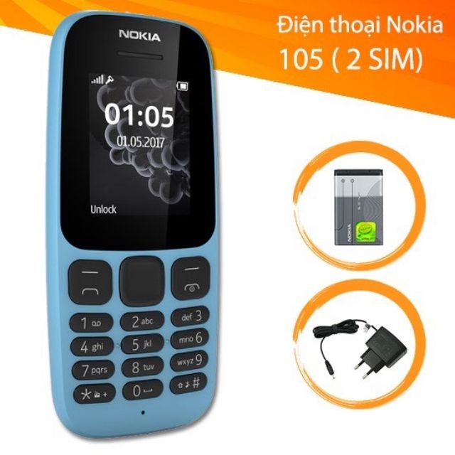 Mua Nokia 105 - Chính hãng, giá rẻ, giao hàng tận nơi