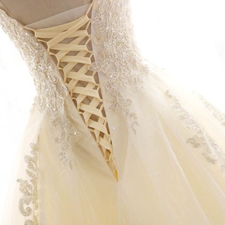 XY Váy Cô Dâu Corset Lưng Bộ Dây Buộc 2 8Meter Satined Ruy Băng Dây Buộc Cho Váy Cưới Thay Thế Đầm Thắt Lưng