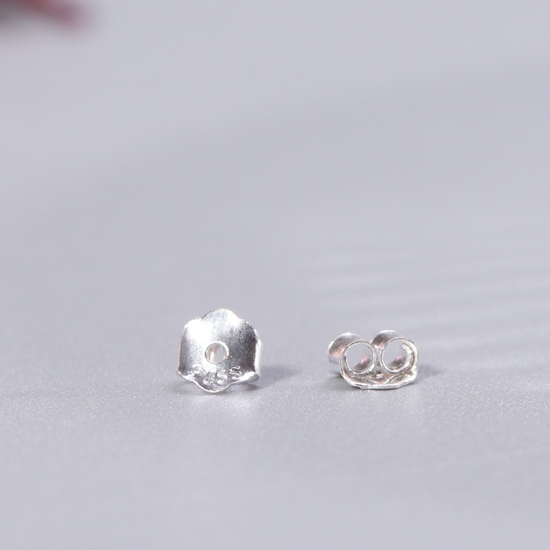 Chốt khuyên tai, hoa tai bạc 925 cố định hoa bông tai an toàn cho da mạ vàng nhiều màu | NT GEMY SILVER