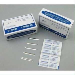 Loại 1 Sắc Bén Kim chích mụn LANCETS hộp 200 chiếc SIÊU TỐT
