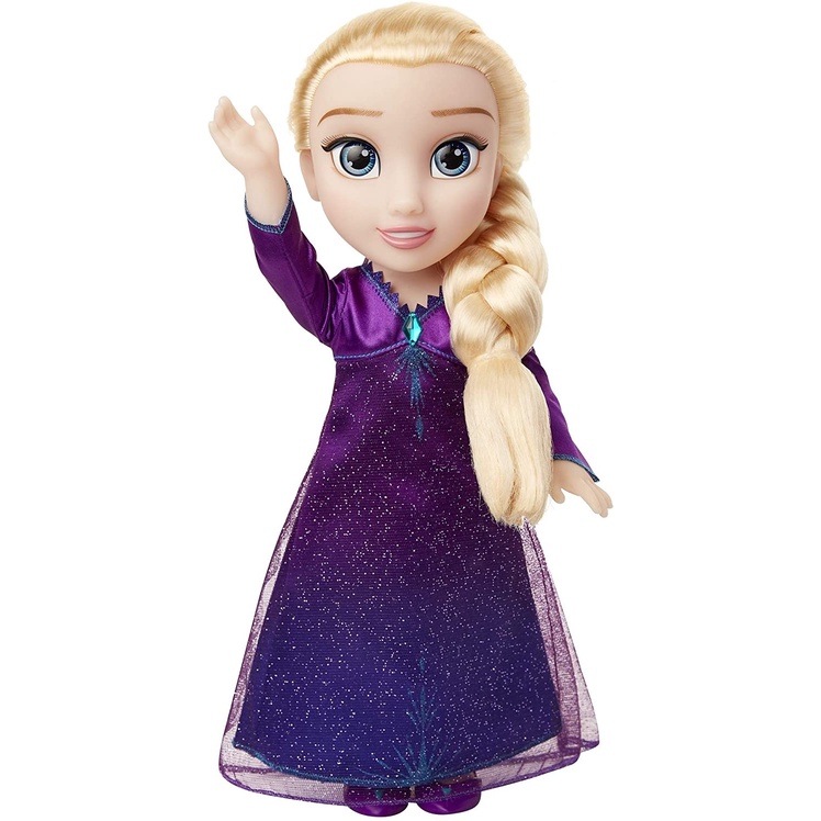 Búp bê âm nhạc Disney Frozen 2 Elsa Hát thành những điều chưa biết - Tính năng 14 cụm từ phim - Dress Lights Up