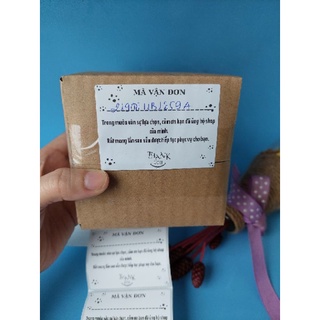 Sét 100 Tem ghi mã vận đơn có sẵn keo, kích thước 7x5cm