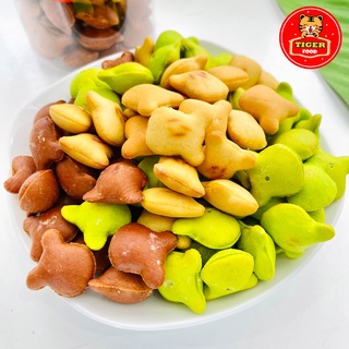 Bánh gấu nhân kem 3 vị 440g 💖TIGER FOOD💖 Set bánh gấu 3 vị Socola - Matcha - Bơ ăn Siêu Ngon - ăn vặt Sài Gòn