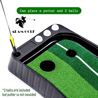 COMBO Thảm tập put nhựa, putting green nhựa + Gậy PUTT, tặng kèm 06 bóng tập chuyên dụng