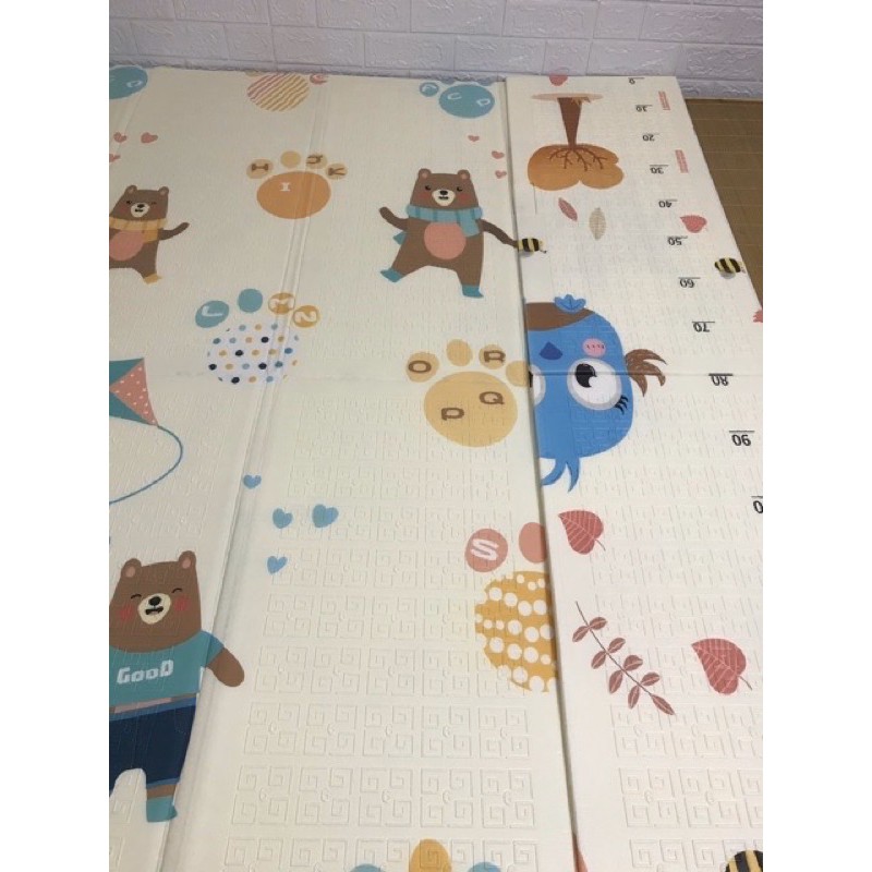 THẢM XỐP XPE CHO BÉ CHƠI GẤP GỌN CÓ TÚI ĐỰNG SIZE M8x2M
