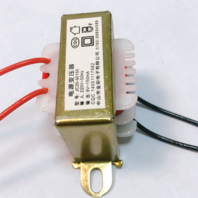 Kikin 220V đến 9V 12V Máy Biến Áp Có Dây Được Sử Dụng Cho Đồng Hồ Điện Tử Sữa Đậu Nành Áp Dụng Cho Lịch Vạn Niên Thấp Không Tải Lo