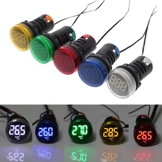 Đèn báo nhiệt kế điện tử màn hình Led 22mm Ac 50-380v