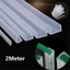 CAST 2 mét Băng Niêm Phong Cửa Tắm Hữu Ích Weatherstrip Hình Chữ U Nhiều Kích Thước Kính Bảo Vệ Viền