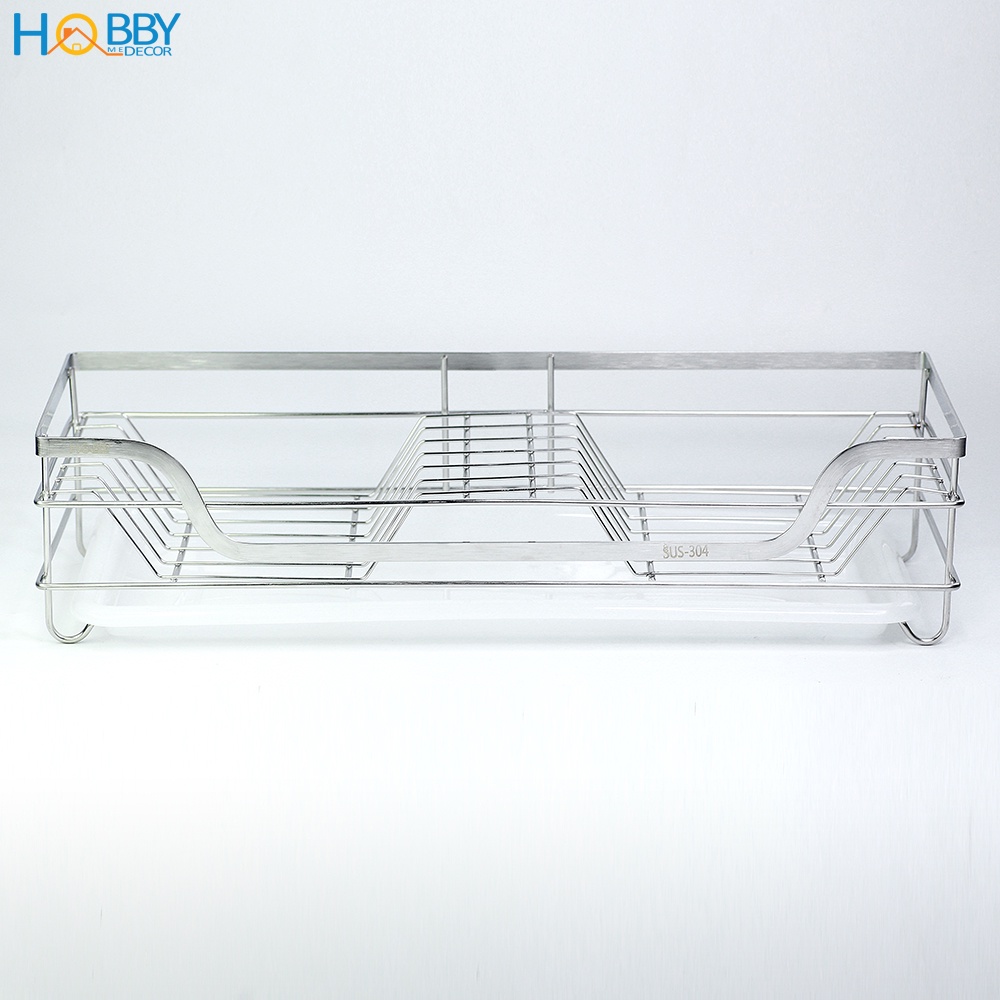 Kệ đựng đĩa chén đa năng inox 304 dán tường Hobby Home Decor KD2