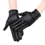 VVDZA Găng Tay Đen Gothic PU Mittens Gothic Punk Dress Up