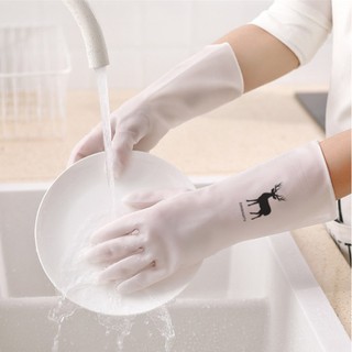 Combo 2 Đôi Găng Tay Rửa Bát Silicon Siêu Dẻo Bền GT2