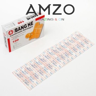 AMZO_HỘP 100 MIẾNG BĂNG KEO CÁ NHÂN - BĂNG GẠC Y TẾ GIÚP BẢO VỆ CÁC VẾT THƯƠNG NHỎ, VẾT TRẦY XƯỚC