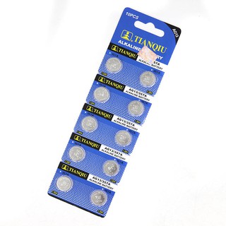 1 vỉ 10 viên pin cúc áo AG13 tương đương LR44H – A76 – SR44