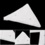 Triangular Replacement Sponge For Magnetic Window Glass Cleaning Brush Accesso