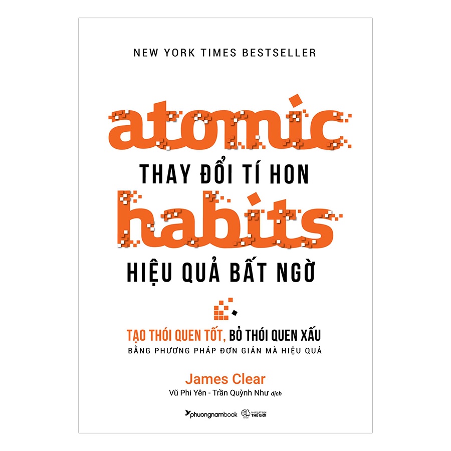 Sách Atomic habits Thay đổi tí hon Hiệu quả bất ngờ pn