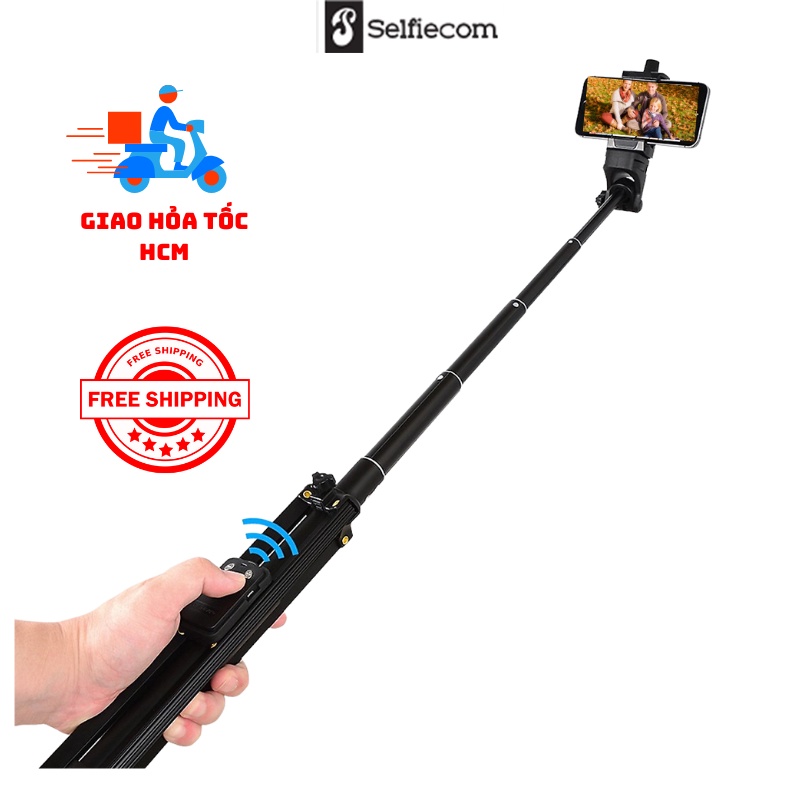 Gậy Chụp Ảnh Yunteng VCT 1688 - Tripod 3 Chân Đa Năng với Remote Điều Khiển Từ Xa