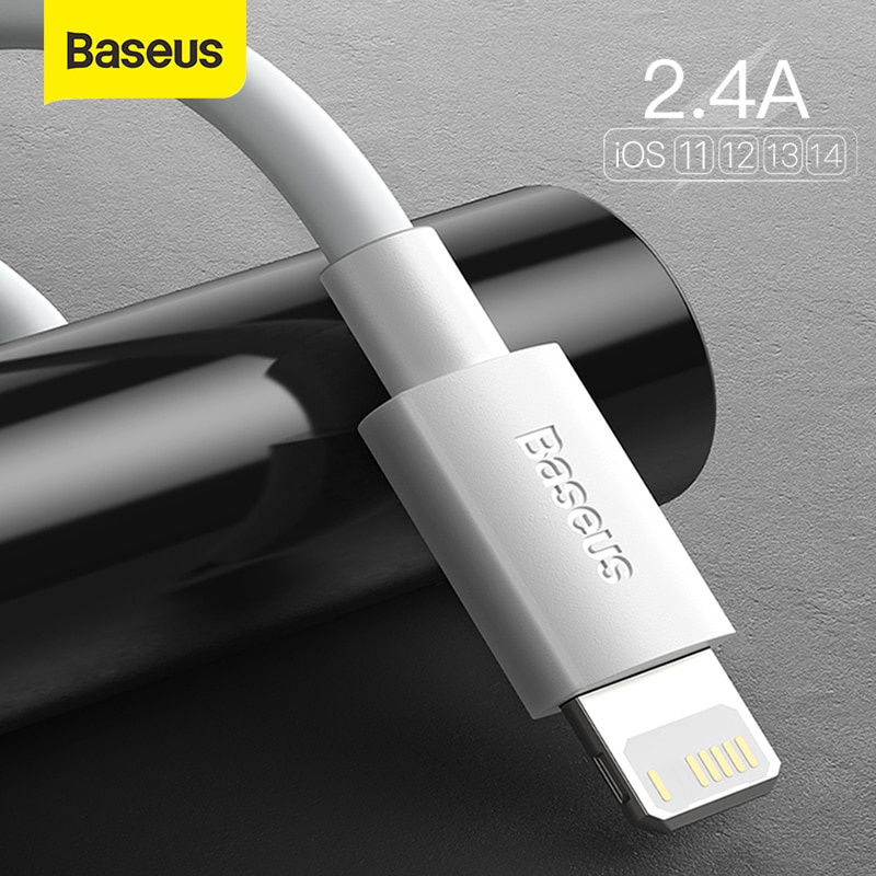 2 Dây Cáp Sạc USB Hiệu Baseus Cho iPhone 7 6 8 plus X XR 11 12 mini pro ...