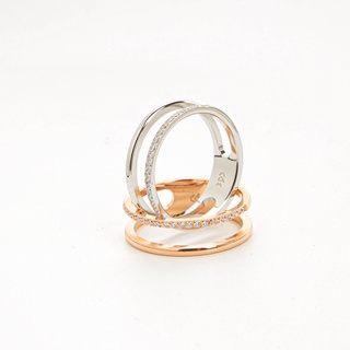 Nhẫn LAMY Elsa Crystal Dual Rose Gold Ring 8027