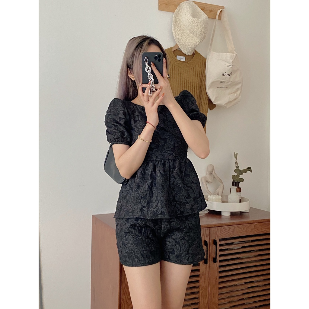 SET ĐỒ CHẤT LIỆU GẤM XỐP DÀY DẶN HAI MÀU XINH XẮN - ORGAN SET