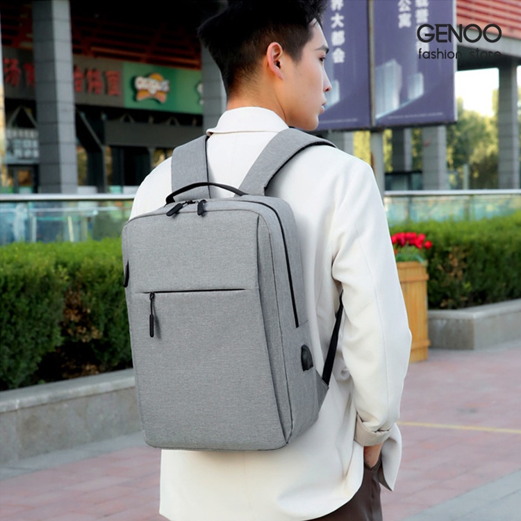 Balo Laptop, Cặp Đựng Laptop 15.6 inch Đẹp Và Chống Sốc Dùng Đi Làm Đi Chơi Đi Du Lịch GN007 - GENBAG