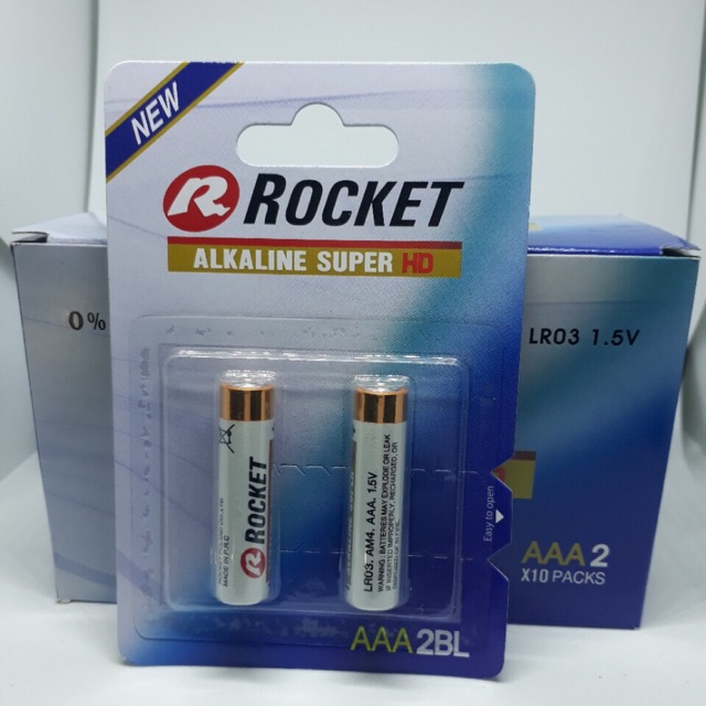 pin rocket aaa,lr03( pin đũa ) | Shopee Việt Nam