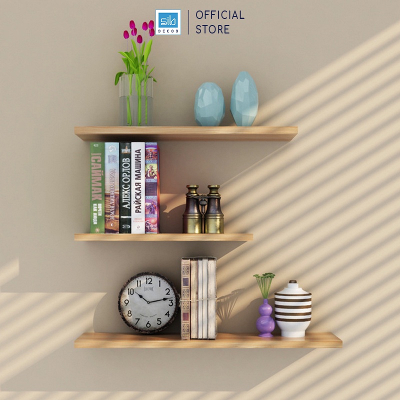 Ảnh Kệ Thanh Ngang Rộng 15cm, Dài 20cm Đến 50cm Nhiều Màu Thương Hiệu SIB Decor KT001 3