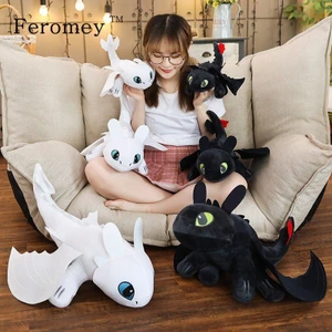 Đồ chơi nhồi bông Hình Rồng Răng Sún 20cm-65cm Mềm Mại Cho Bé