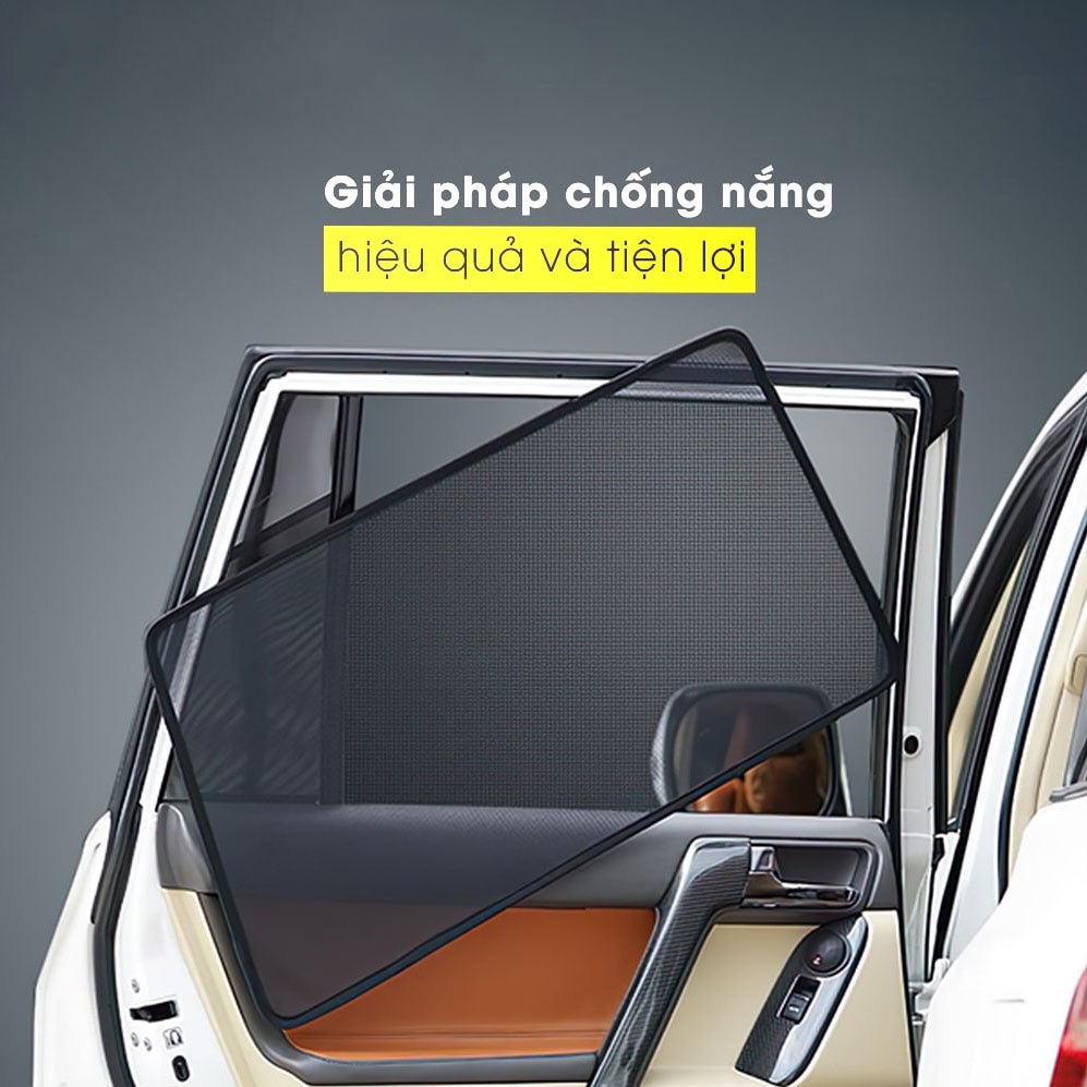 Rèm che nắng ô tô Toyota Camry 2014- 2022 , che nắng hút nam châm theo xe, bộ 4 cánh. Hàng loại tốt