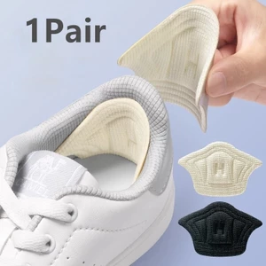 1 Cặp Đệm Lót Giày Bảo Vệ Chân Màu Trắng/Đen Chống Mài Mòn Tiện Dụng