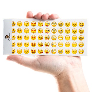3 Túi 12 Tấm Sticker Emoji 660 - Thỏ Hồng VPP