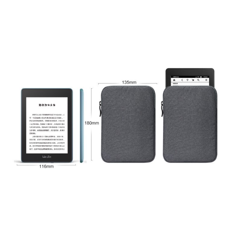 Túi chống sốc bảo vệ máy đọc sách màn hình 6inch, 6.8 inch (Kobo Clara, Kindle Basic, ppw5, ppw6) | BigBuy360 - bigbuy360.vn