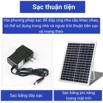 Quạt năng lượng mặt trời, quạt sạc tích điện dạng nằm chân quỳ SHOP NHẬT PHONG  có 3 cánh kim loại,12 cấp độ gió — ảnh 8