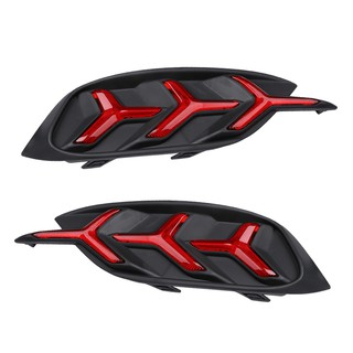 Khung Đèn led Phản Quang Màu Đỏ Gắn Đuôi Xe Hơi honda civic 2016 2017 2018 2019 2020