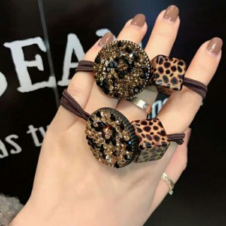 Dây thun mặt tròn đính đá bắt mắt [Hàng mới về]