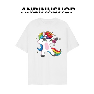 Áo Thun In Hình Ngựa Pony Hip Hop Năng Động Thời Trang Unisex Chất Vải Mềm Mịn Mát