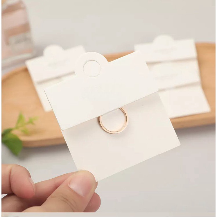 COMBOO 100 TAG NHẪN, TAG KHUYÊN RỐN, TAG TRẮNG BẾ, 4x6cm