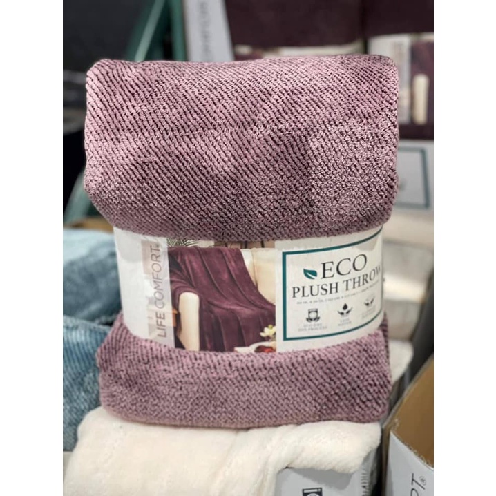 Mền Eco Plush Throw Life Comfort Mỹ (Săn sale costco Mỹ) Shopee