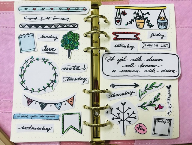 Hình dán trang trí sổ tay, bullet journal✨✨✨ | Shopee Việt Nam