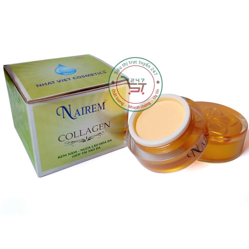 Kem Nám Tàn nhang Ngừa lão hóa da Giúp tái tạo da Nairem 13g (Vàng nhạt)