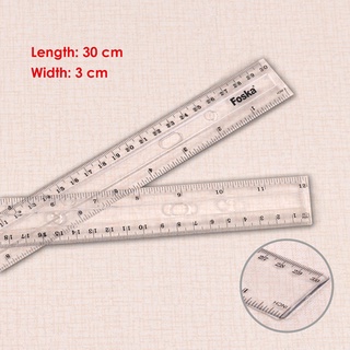 Thước kẻ 30cm Foska AS0630